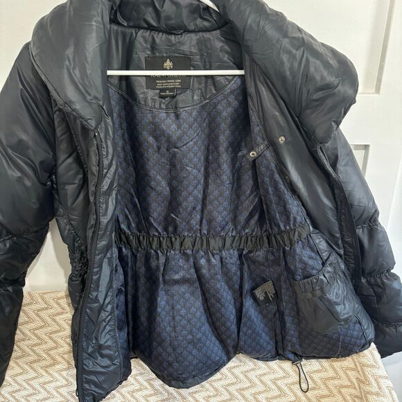 Rainforest Women's Goose Down Packable Puffer Travel Coat Jacket Black Small - Picture 8 of 11